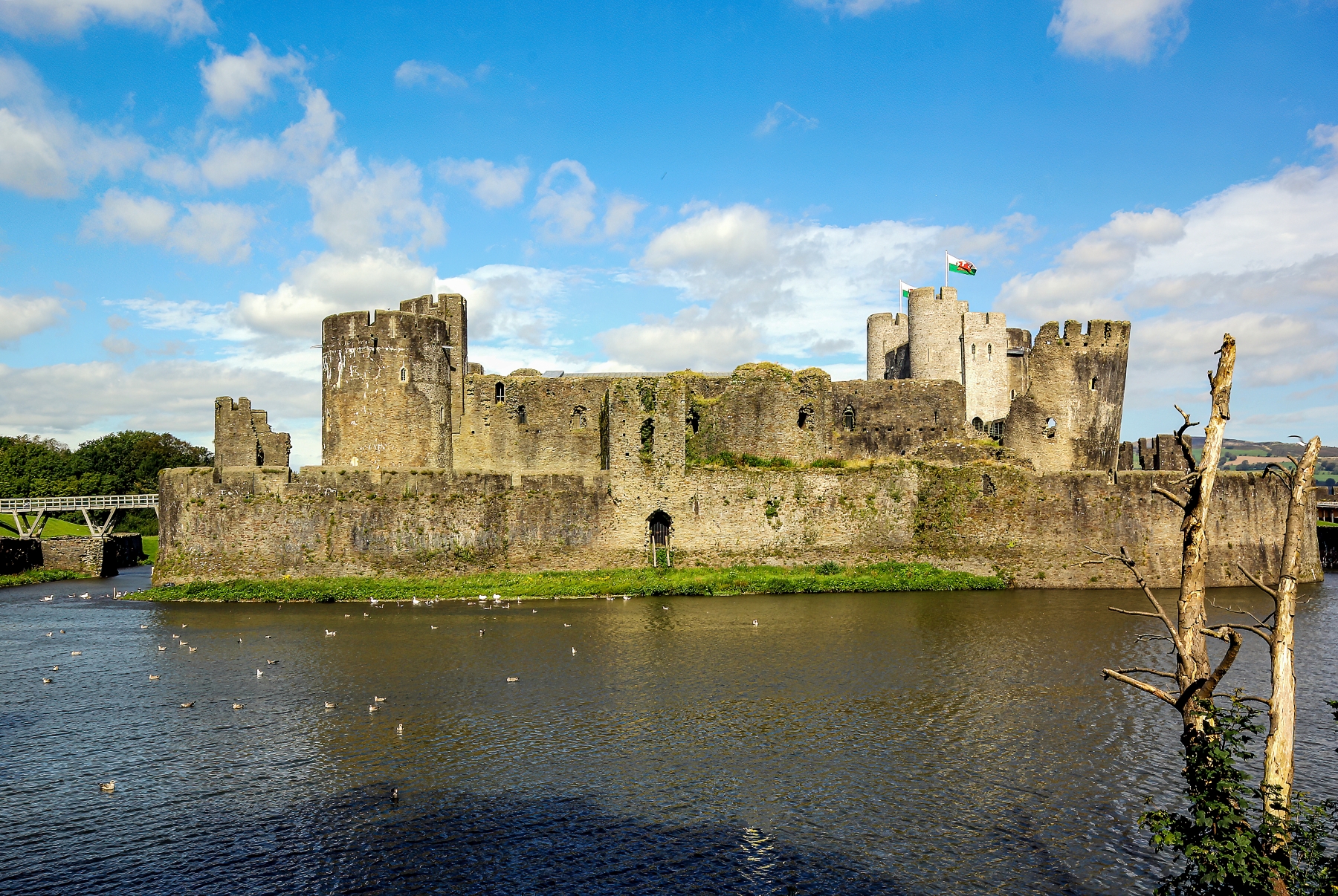 Caerphilly Castle, Caerphilly, Wales